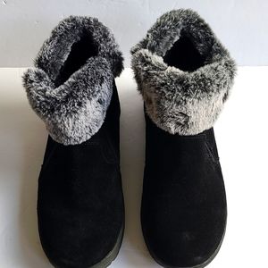 Zipper Sides Ankle Boots Winter Warm 